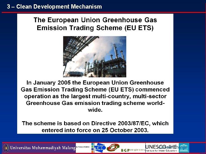 3 – Clean Development Mechanism Climate Change 