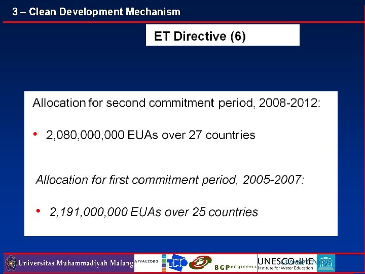 3 – Clean Development Mechanism Climate Change 