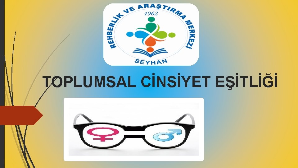 TOPLUMSAL CİNSİYET EŞİTLİĞİ 