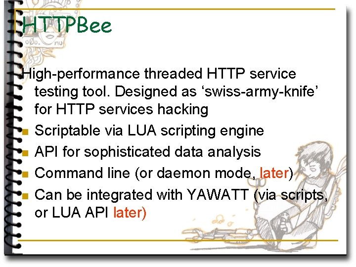 HTTPBee High-performance threaded HTTP service testing tool. Designed as ‘swiss-army-knife’ for HTTP services hacking