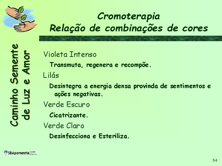 C a m i n h o S em en t e d e