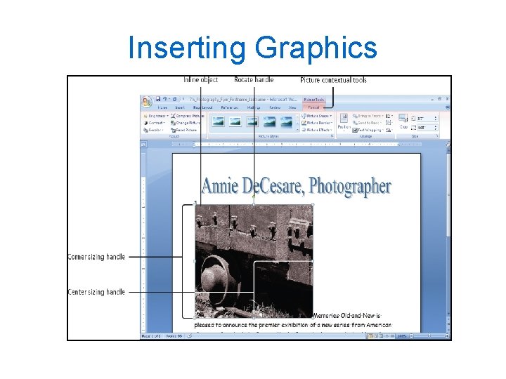 Inserting Graphics 