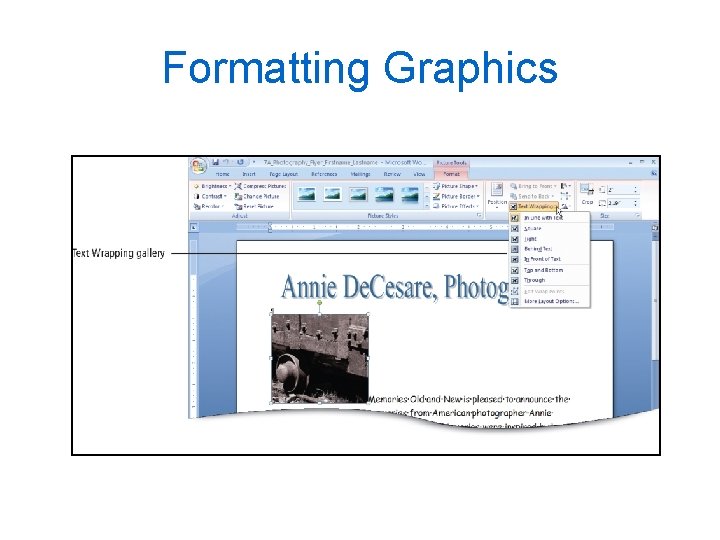 Formatting Graphics 