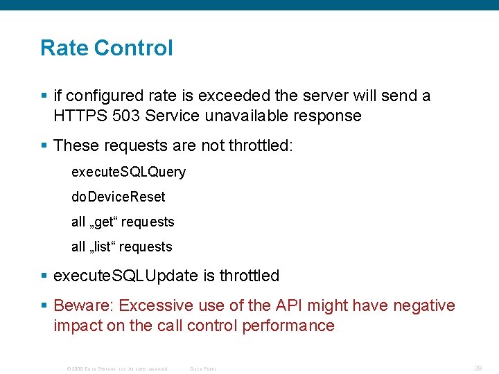 Rate Control § if configured rate is exceeded the server will send a HTTPS Rate Control § if configured rate is exceeded the server will send a HTTPS