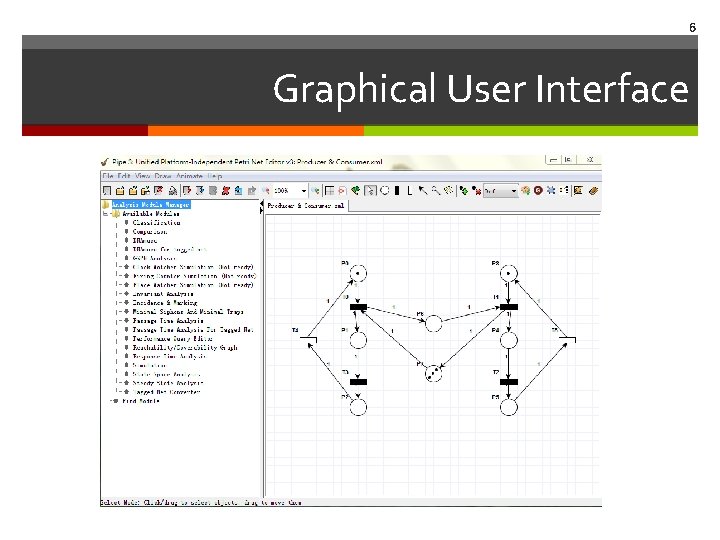 6 Graphical User Interface 
