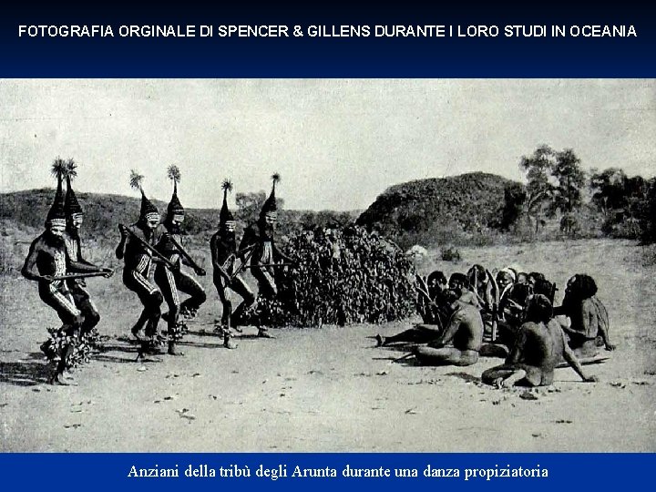 FOTOGRAFIA ORGINALE DI SPENCER & GILLENS DURANTE I LORO STUDI IN OCEANIA Anziani della FOTOGRAFIA ORGINALE DI SPENCER & GILLENS DURANTE I LORO STUDI IN OCEANIA Anziani della