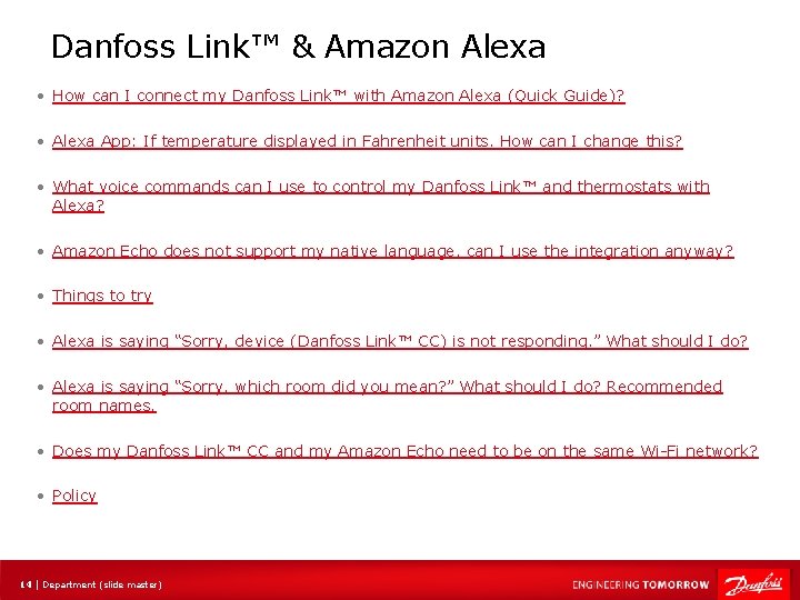Danfoss Link™ & Amazon Alexa • How can I connect my Danfoss Link™ with