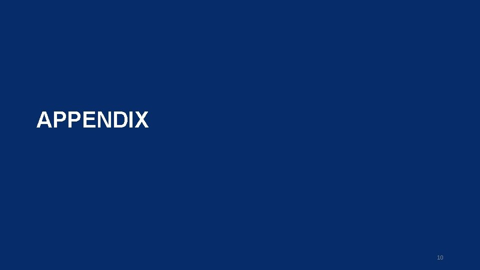 APPENDIX 10 