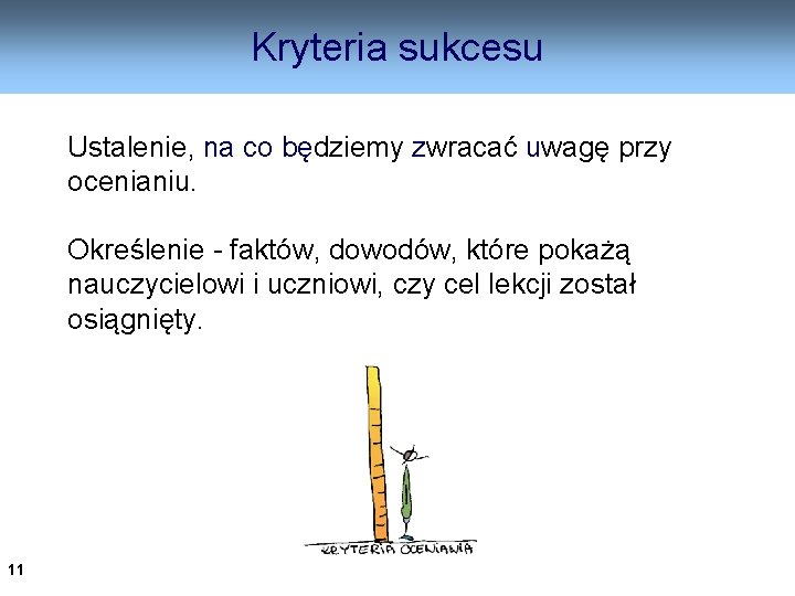 Kryteria sukcesu Ustalenie, na co będziemy zwracać uwagę przy ocenianiu. Określenie - faktów, dowodów,