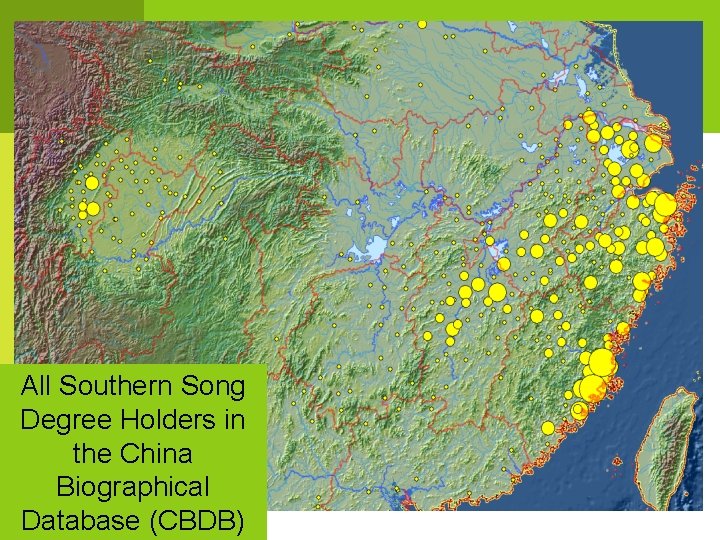 All Southern Song Degree Holders in the China Biographical Database (CBDB) 