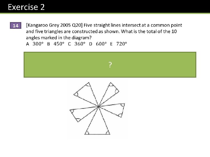 Exercise 2 14 ? Exercise 2 14 ?