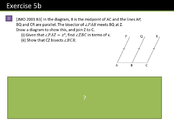 Exercise 5 b 3 ? Exercise 5 b 3 ?