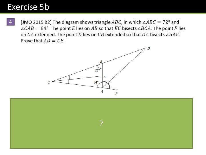 Exercise 5 b 4 ? Exercise 5 b 4 ?
