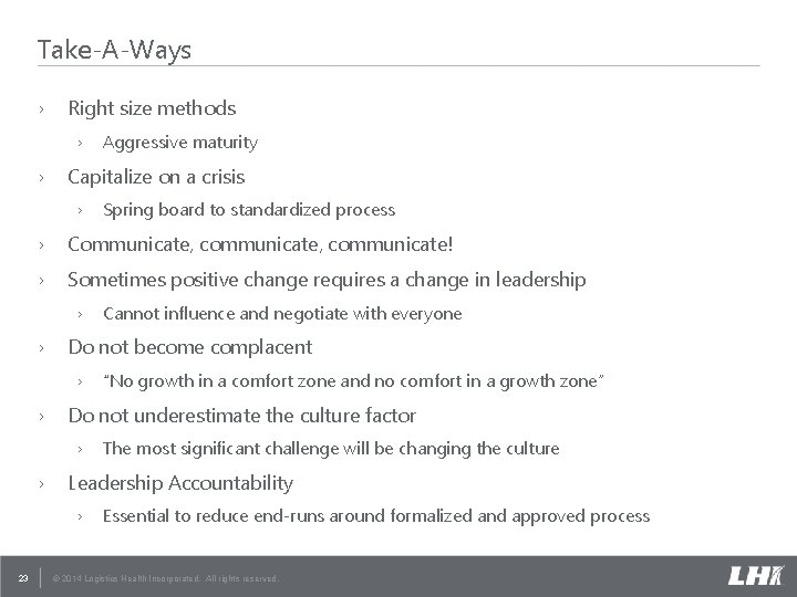 Take-A-Ways › Right size methods › › Capitalize on a crisis › Spring board Take-A-Ways › Right size methods › › Capitalize on a crisis › Spring board