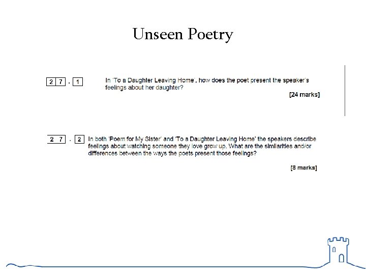 Unseen Poetry 