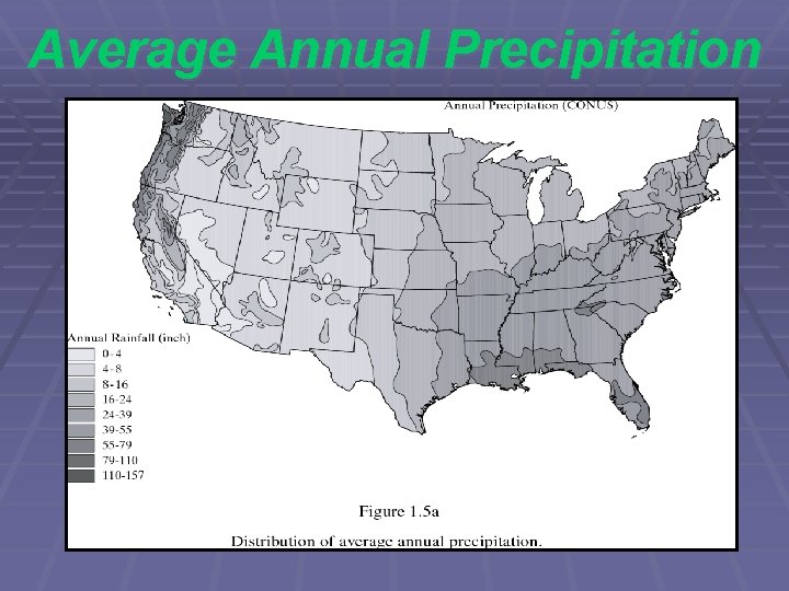 Average Annual Precipitation 