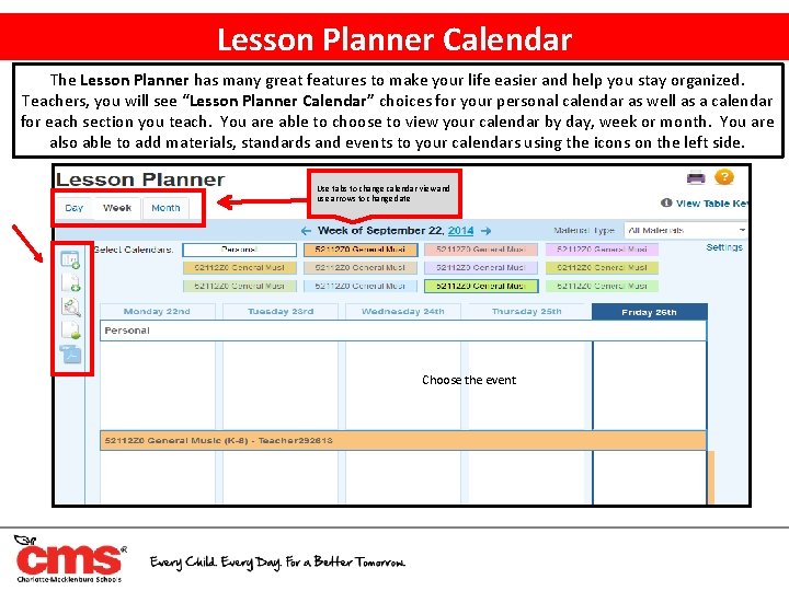 Lesson Planner Calendar The Lesson Planner has many great features to make your life