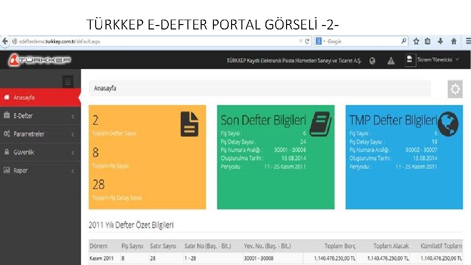 TÜRKKEP E-DEFTER PORTAL GÖRSELİ -2 - 