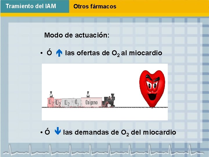 Tramiento del IAM Otros fármacos Modo de actuación: • Ó las ofertas de O
