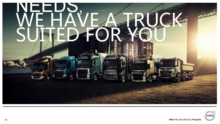 NEEDS, WE HAVE A TRUCK SUITED FOR YOU 11 