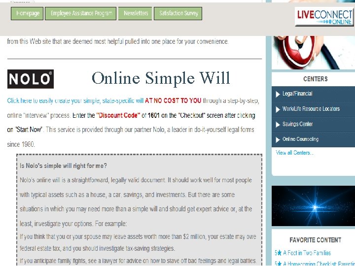 Online Simple Will 