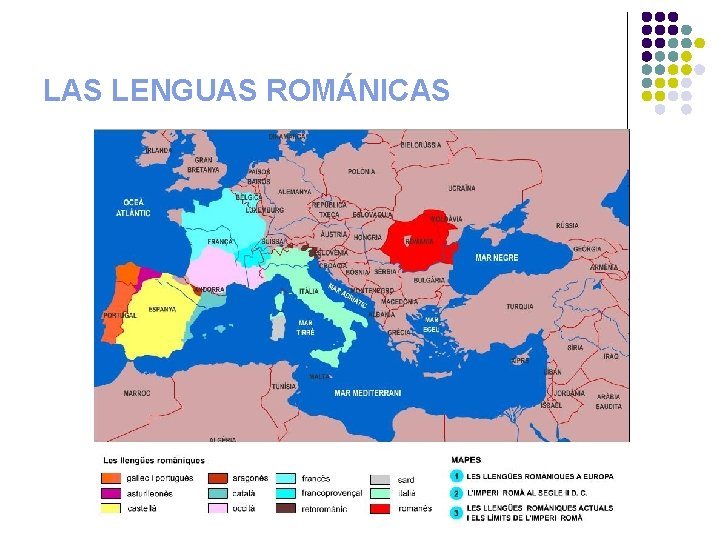 LAS LENGUAS ROMÁNICAS 