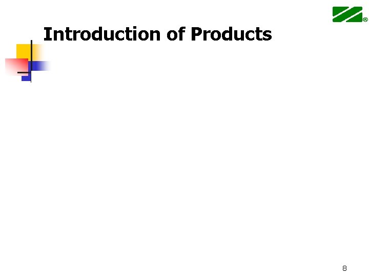 Introduction of Products 8 