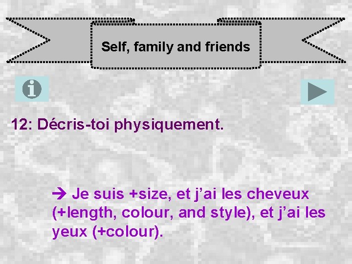 Self, family and friends 12: Décris-toi physiquement. Je suis +size, et j’ai les cheveux