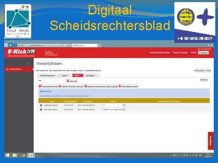 Digitaal Scheidsrechtersblad 