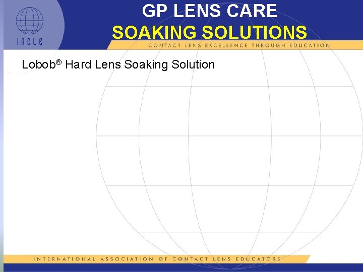 GP LENS CARE SOAKING SOLUTIONS Lobob Hard Lens Soaking Solution 