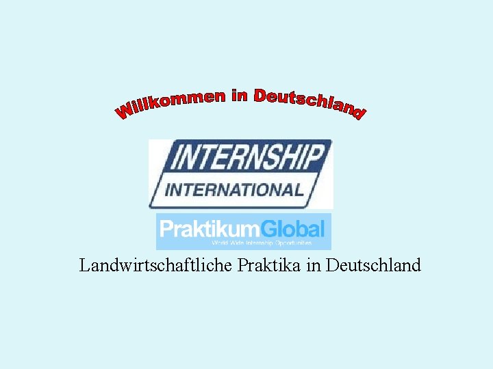 Landwirtschaftliche Praktika in Deutschland 