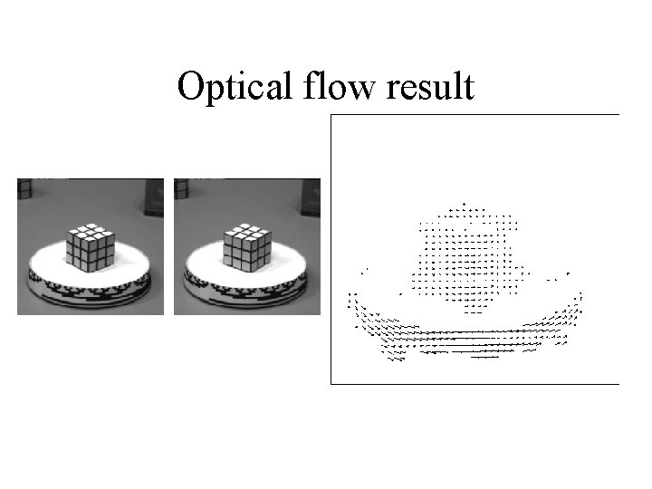 Optical flow result 