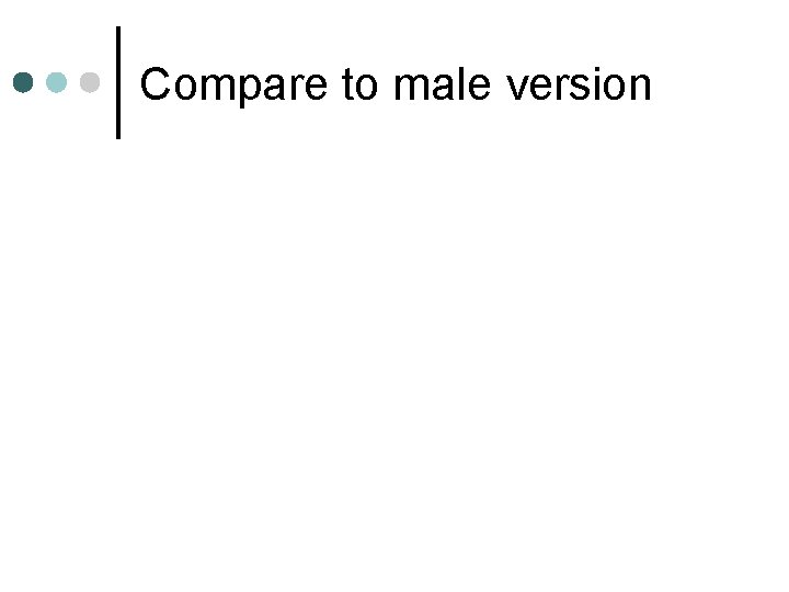 Compare to male version 