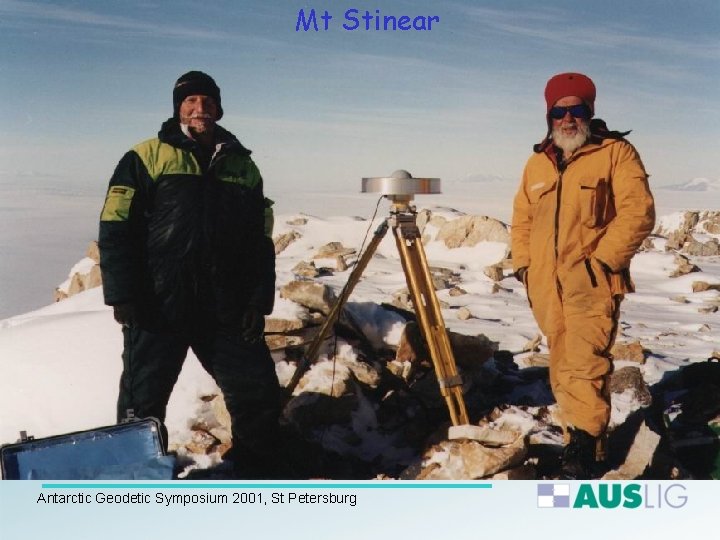 Mt Stinear Antarctic Geodetic Symposium 2001, St Petersburg 