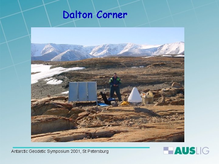 Dalton Corner Antarctic Geodetic Symposium 2001, St Petersburg 