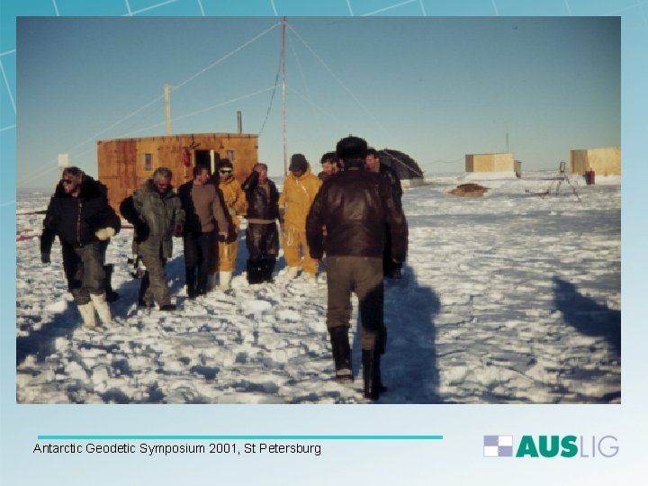 Antarctic Geodetic Symposium 2001, St Petersburg 