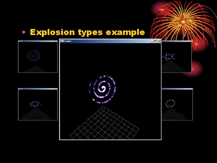 • Explosion types example • Explosion types example