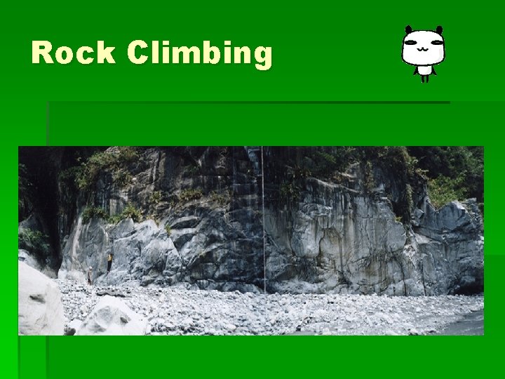Rock Climbing 