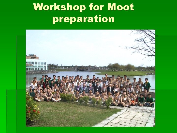 Workshop for Moot preparation 