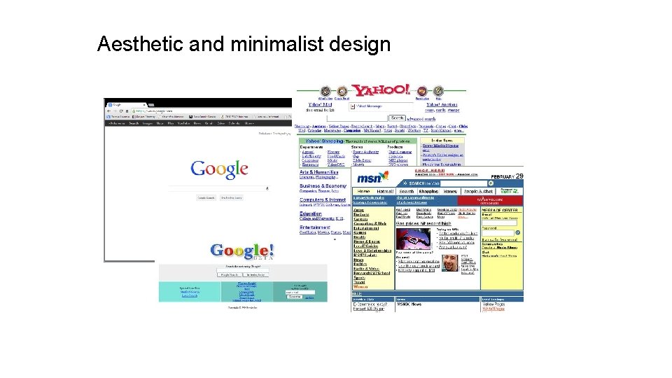 Aesthetic and minimalist design 