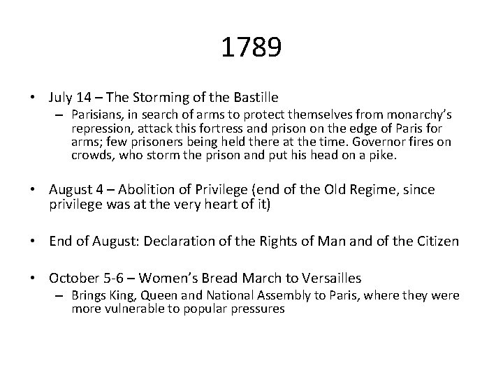 1789 • July 14 – The Storming of the Bastille – Parisians, in search