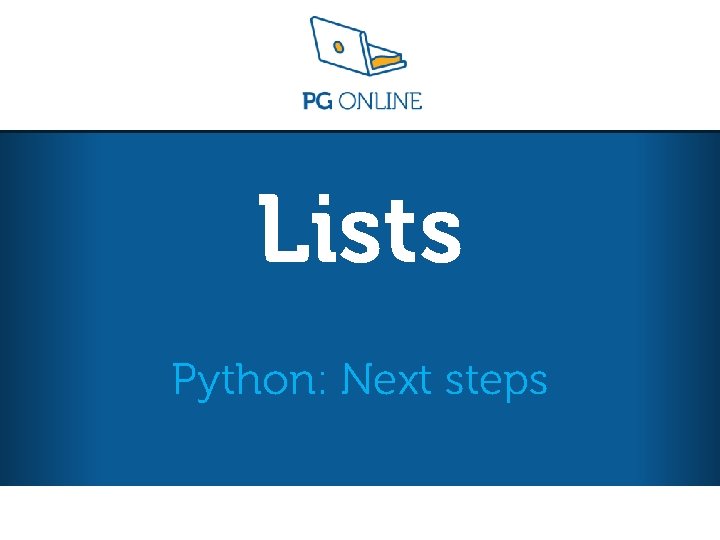 Lists Python: Next steps 