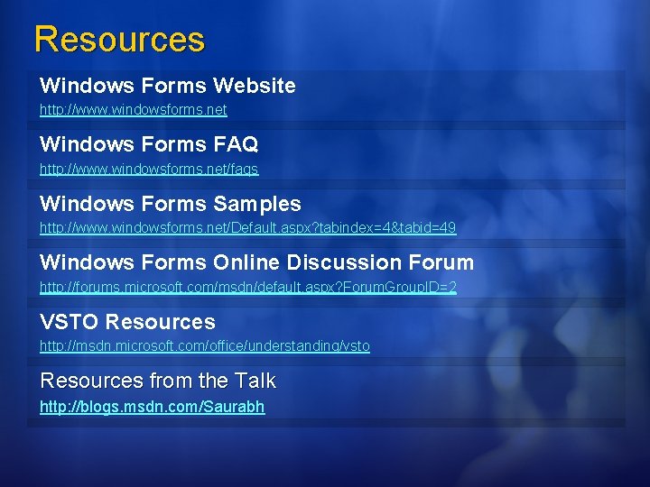 DEV 221 Windows Forms in Visual Studio 2005