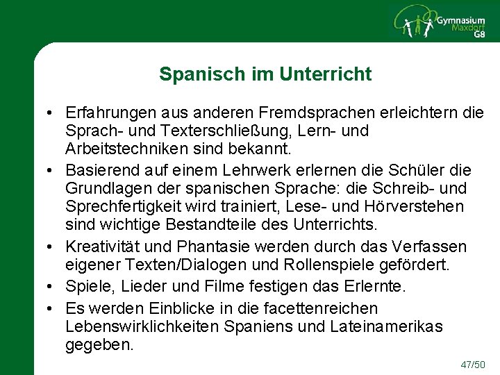 Spanisch im Unterricht • Erfahrungen aus anderen Fremdsprachen erleichtern die Sprach- und Texterschließung, Lern-