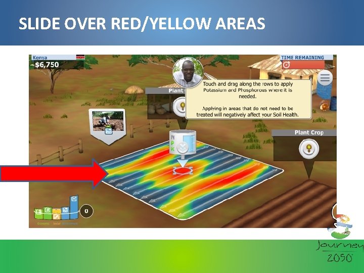 SLIDE OVER RED/YELLOW AREAS 