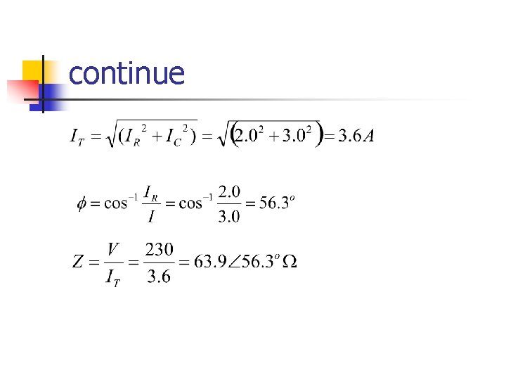 continue continue