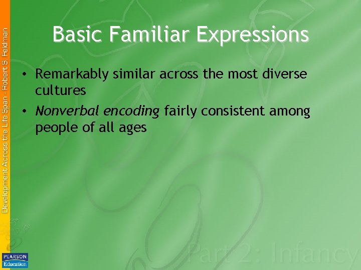 Basic Familiar Expressions • Remarkably similar across the most diverse cultures • Nonverbal encoding