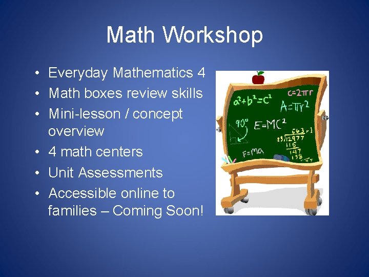 Math Workshop • Everyday Mathematics 4 • Math boxes review skills • Mini-lesson /