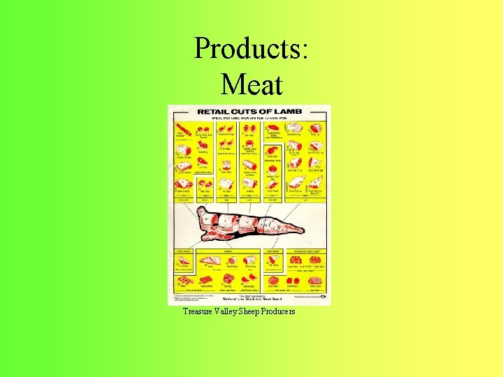 Products: Meat Treasure Valley Sheep Producers 