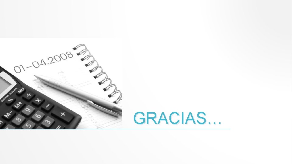GRACIAS… GRACIAS…